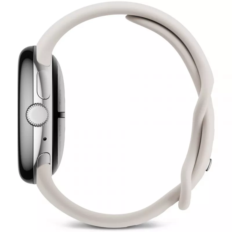 Google Pixel Watch 3 LTE športový náramok 41 mm, strieborná/porcelánová