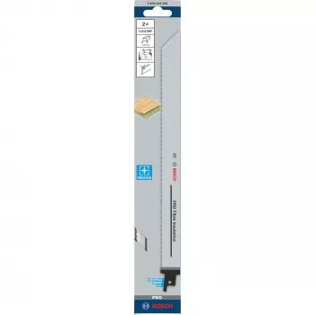 Pílové listy do chvostovej píly Bosch Precision for Fibre Insulation S 1213 AWP, 300 mm, 2 ks