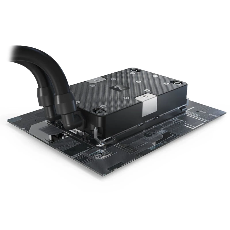 Vodný blok Alphacool 13498 acetal meď čierna strieborná 75,5 x 118,5 x 20,5 mm