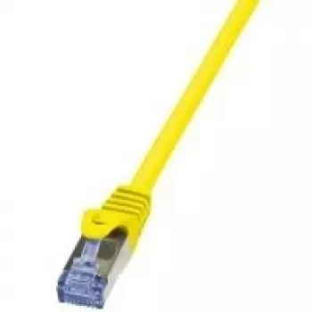 Sieťový kábel LogiLink Cat6a S/FTP RJ-45 10 m žltý