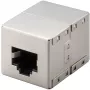 Wentronic Goobay CAT 5e RJ45 konektor samec/spojka – pre siete do 100 MHz, tienený (15027)