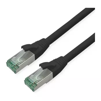 ROLINE RM S/FTP patch kábel Kat6A/Kl.EA TPE čierny 20m - FTP - PIMF (21.45.3259)