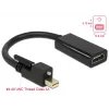 Video kábel adaptér DeLOCK 62640 Mini DisplayPort na HDMI 0,25 m čierny