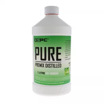 Chladiaca kvapalina XSPC Pure Coolant 1 L, zelená UV-reaktívna, pre PC vodné chladiace systémy