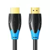 HDMI kábel Vention AACBN 15 m, HDMI Type-A na Type-A, HDMI 2.0, 18 Gbit/s, ARC, pozlátené kontakty, čierny