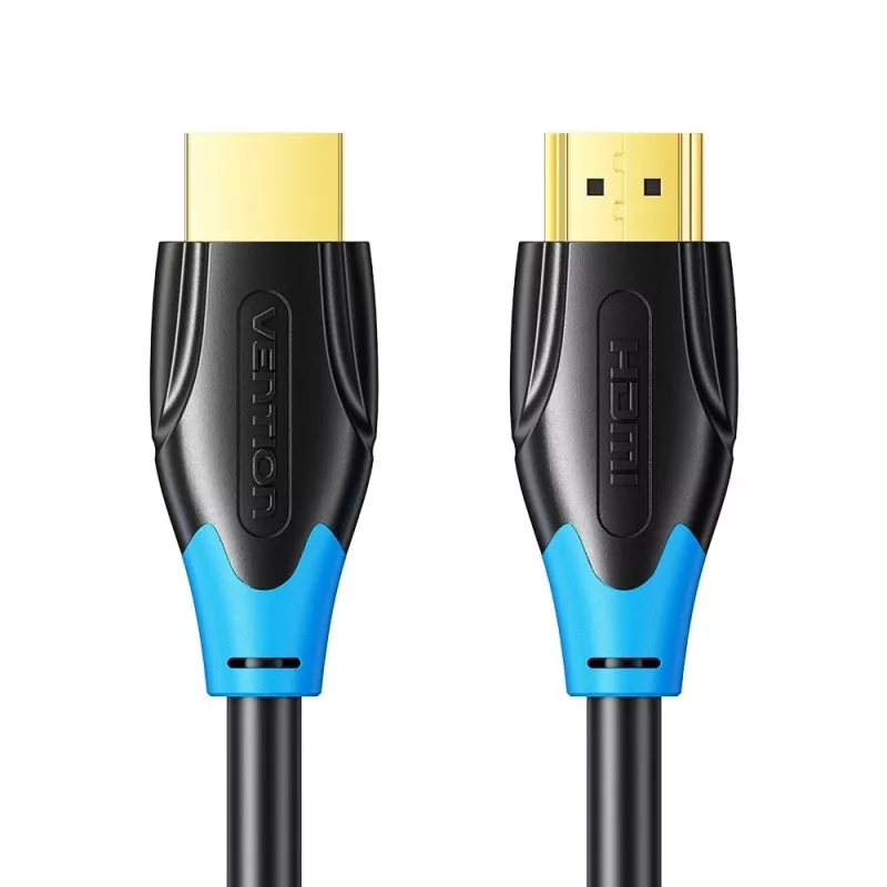 HDMI kábel Vention AACBN 15 m, HDMI Type-A na Type-A, HDMI 2.0, 18 Gbit/s, ARC, pozlátené kontakty, čierny