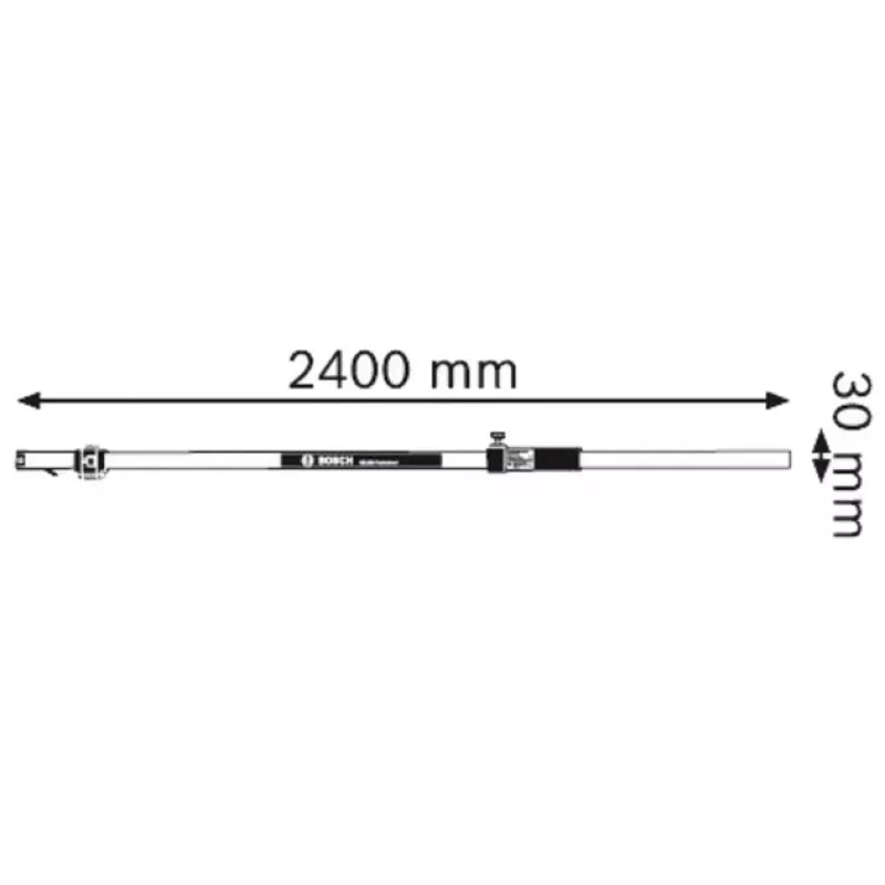 Bosch 0 601 094 100 príslušenstvo k laserovým vodováham nivelačná lata