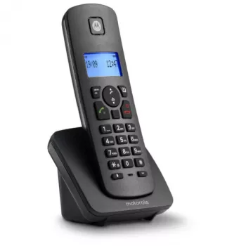Motorola C4201 analógový/DECT telefón s identifikáciou volajúceho čierny