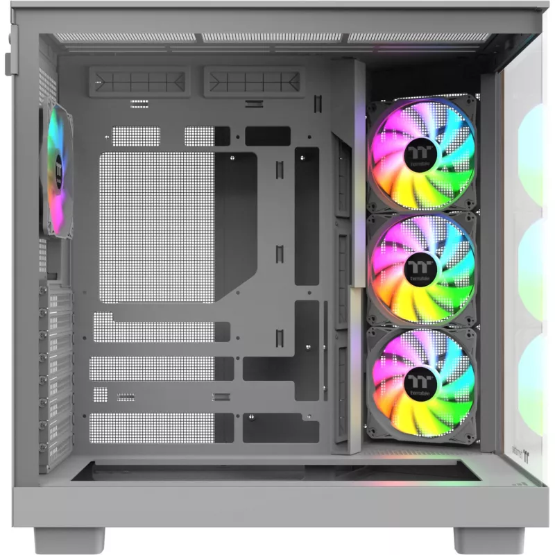 PC skriňa Thermaltake View 380 XL WS ARGB Snow White — Midi-Tower, podpora ATX, s oknom