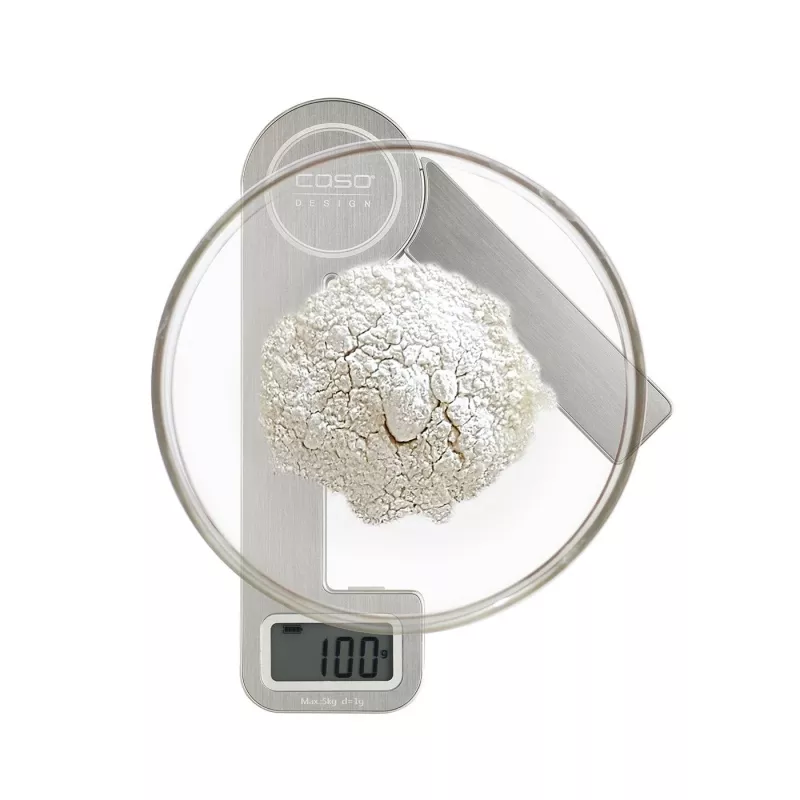 Caso | váhy | KitchenEcostyle | maximálna nosnosť 5 kg | dielik 1 g | typ displeja LCD | nerezová oceľ