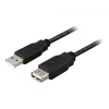 USB predlžovací kábel GOOBAY 93600 — USB A na USB A, USB 2.0, 3 m, čierny