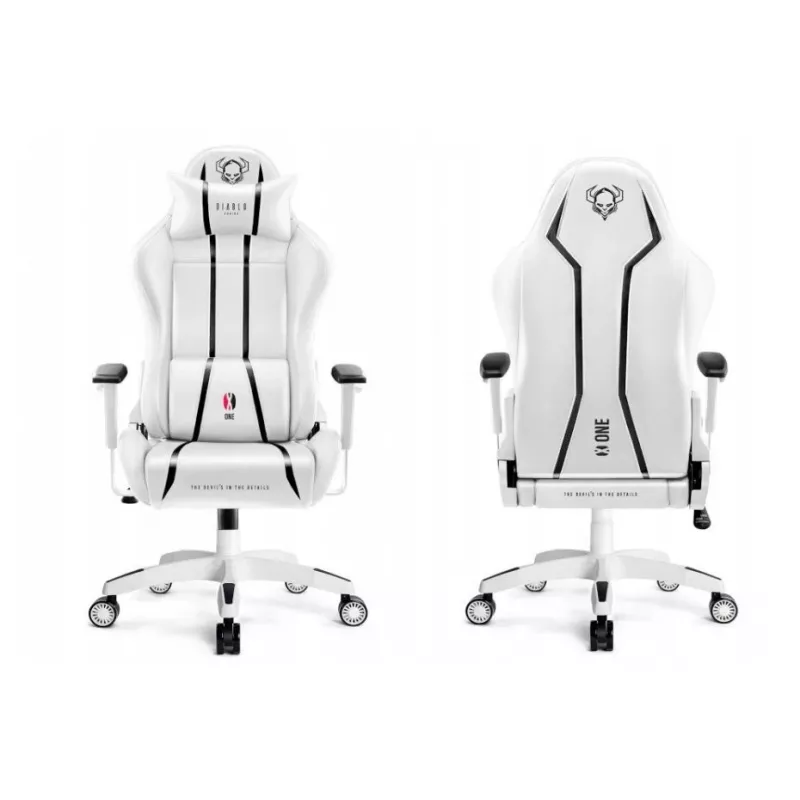 Diablo X-ONE 2.0 Normal herná stolička biela a čierna