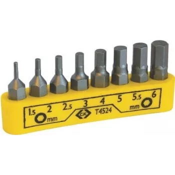 Sada skrutkovacích bitov C.K Tools T4524 8 kusov