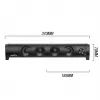 2v1 PC reproduktor Soundbar pre počítač s RGB LED podsvietením, stereo, gaming, USB 2 x 3W AUX 3,5 mm