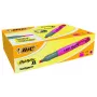 Zvýrazňovač BIC Highlighter XL 2-5 mm, ružový, box 10 ks 247130
