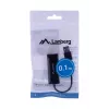 Sieťový adaptér Lanberg NC-0100-01 USB 2.0 na RJ45 100 Mbit, kábel 0,15 m