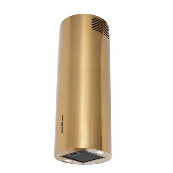 Digestor MAAN Elba 2 39, hliníkový tukový filter, elektronické ovládanie s displejom a diaľkovým ovládačom, lesklé zlato, Ø390 mm