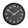 NeXtime hodiny 2906ma Mercure, Ø 25 cm, nástenné, čierna