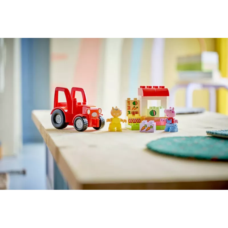 LEGO DUPLO 10468 Peppa Pig traktor a trh