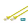 Digitus DK-1644-A-020-Y-10 ethernetový patch kábel žltý