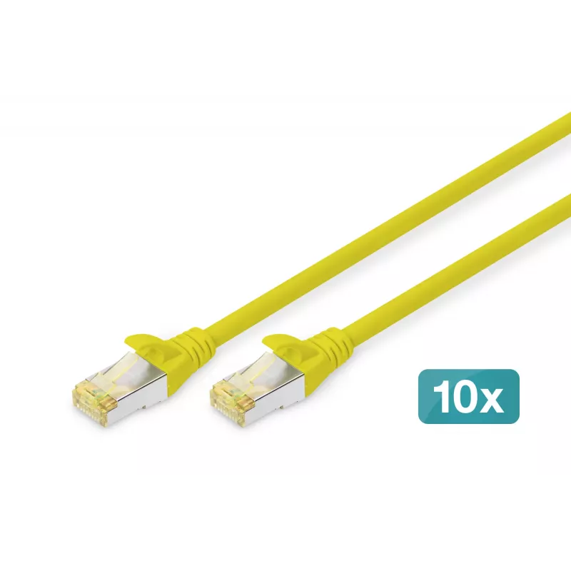Digitus DK-1644-A-020-Y-10 ethernetový patch kábel žltý