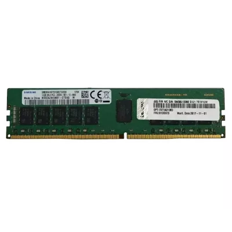 Lenovo TruDDR4 - DDR4 - modul - 32 GB - DIMM 288-PIN - 3200 MHz - 1.2 V - unbuffered - ECC - pre ThinkSystem SR250 V2 7D7Q, 7D7R, ST250 V2 7D8F, 7D8G