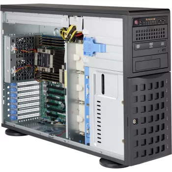 Supermicro SC745 BAC-R1K23B-SQ - Tower - 4U - rozšírené ATX - SATA/SAS - Hot-Swap 1200 watt - čierna - USB