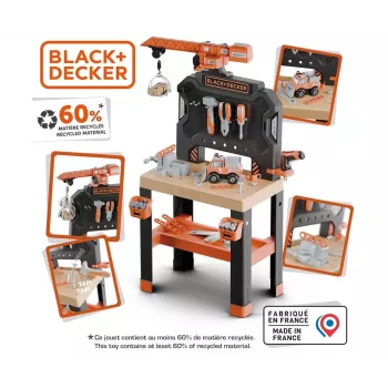 Detská dielňa SMOBY Bricolo Builder 7600360741 – stavebná súprava náradia pre hru rolí