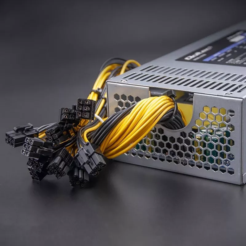 Qoltec 50350 napájací zdroj 1850W PCI-E | 80 Plus Platinum | Gaming Miner