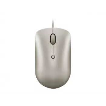 Káblová kancelárska myš Lenovo 540 pre pravákov aj ľavákov USB Type-C optická 2400 DPI piesková