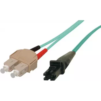 Tecline exertis Connect - patch kábel - SC multimode (M) na MT-RJ multimode (M) - 7 m - optické vlákno - 50/125 mikrometrov - OM3 - tyrkysový (39975007)