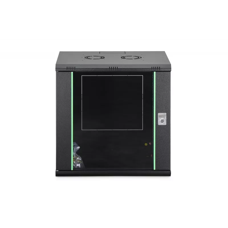 Nástenný rack DIGITUS Dynamic-N 12U, 600x450 mm (ŠxH), IP20, zámok na kľúč, nezmontovaný