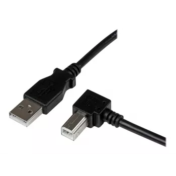StarTech.com 3m USB 2.0 A na pravouhlý B kábel – M/M, 3 m, USB A, USB B, USB 2.0, čierna