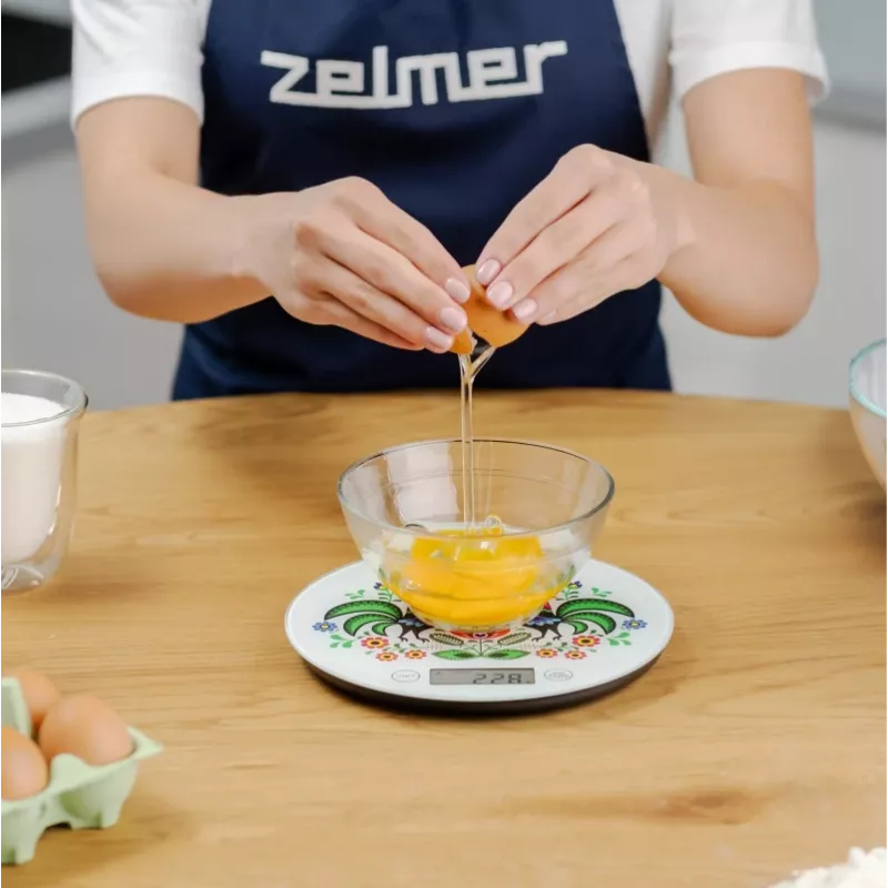 Kuchynská váha Zelmer ZKS1611 Koguty