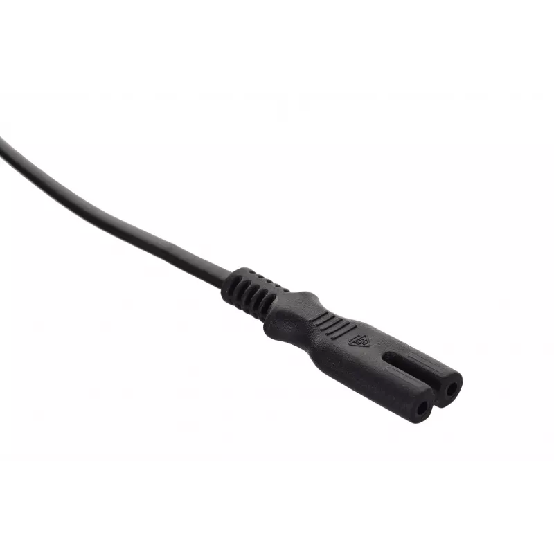 Savio CL-100 napájací kábel čierny 1,8 m IEC typ E (3,4 mm, 3,1 mm) IEC C7