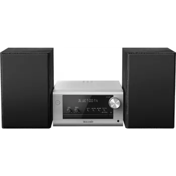 Panasonic SC-PM704 - Mikrosystém - 80 W (celkovo) - strieborná (SC-PM704EG-S)