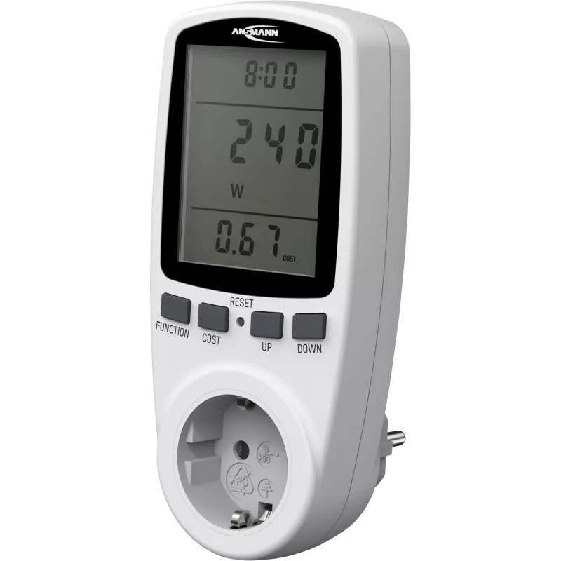 Merač spotreby energie ANSMANN APM2 120-0007 s LCD displejom
