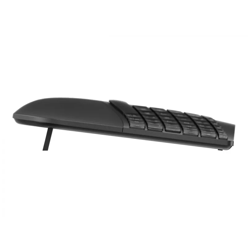HP 960 ergonomická bezdrôtová klávesnica, plná veľkosť (100%), bezdrôtová, RF Wireless + Bluetooth, membránová, čierna