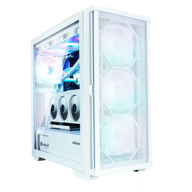 Zalman Z10 DUO ATX ZM-IF120 x4 biela