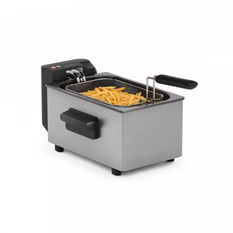 Tristar fritéza | FR-9338 | výkon 2000 W | objem 3 L | nerez/čierna