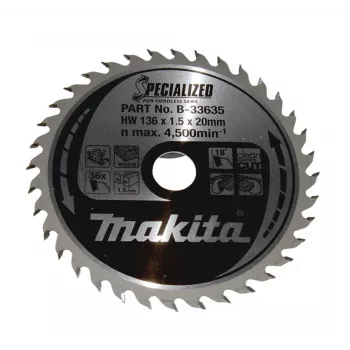 Makita B-33635 kotúč na okružnú pílu 13,6 cm 1 ks