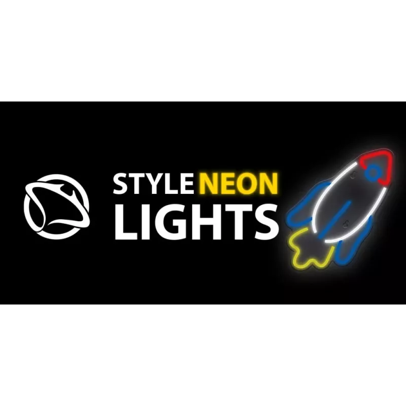 LED neónové svetlo MANTA SNL91MT štýl RAKETA – dekoratívny LED neónový panel, model SNL91MT