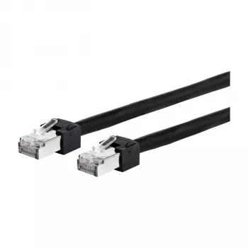 METZ CONNECT 13084F1000-E sieťový kábel čierna 1 m Cat5e S/UTP (STP) (13084F1000-E)