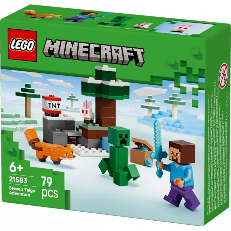 LEGO MINECRAFT 21583 Stevovo tajgové dobrodružstvo