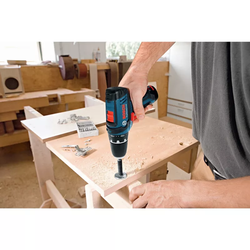 Bosch GSR 12V-15 Professional 650 g čierna, modrá, červená, strieborná