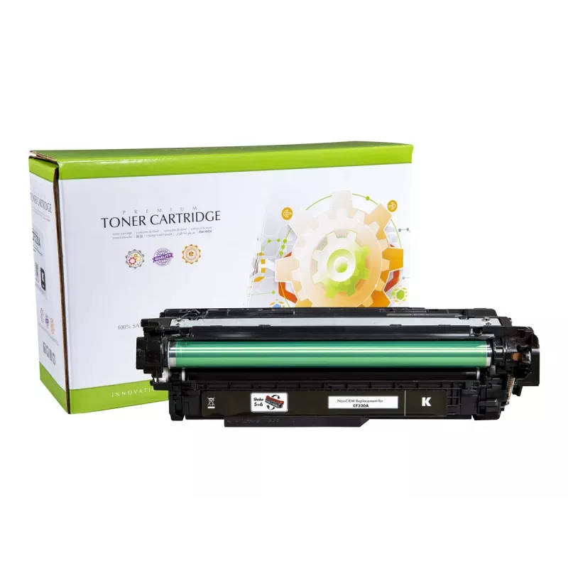 STATIC toner kompatibilný s HP CF320A čierny repasovaný 11 500 strán