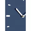 NeXtime nástenné hodiny 3072bl Thumbs up, 40,5x41,5 cm, nástenné, modrá/strieborná