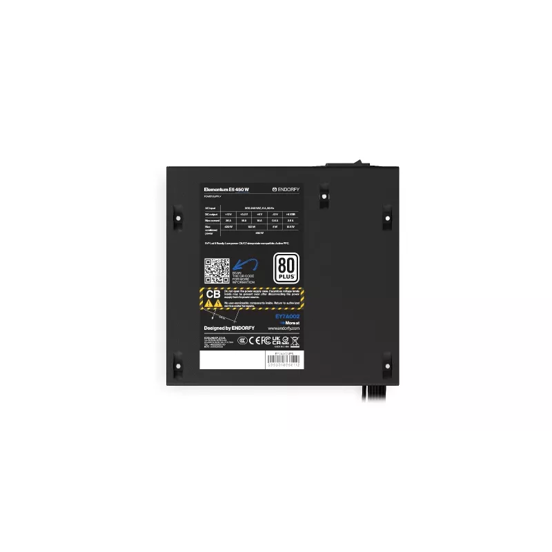 ENDORFY Elementum E5 450W napájací zdroj 24-pin ATX ATX čierny