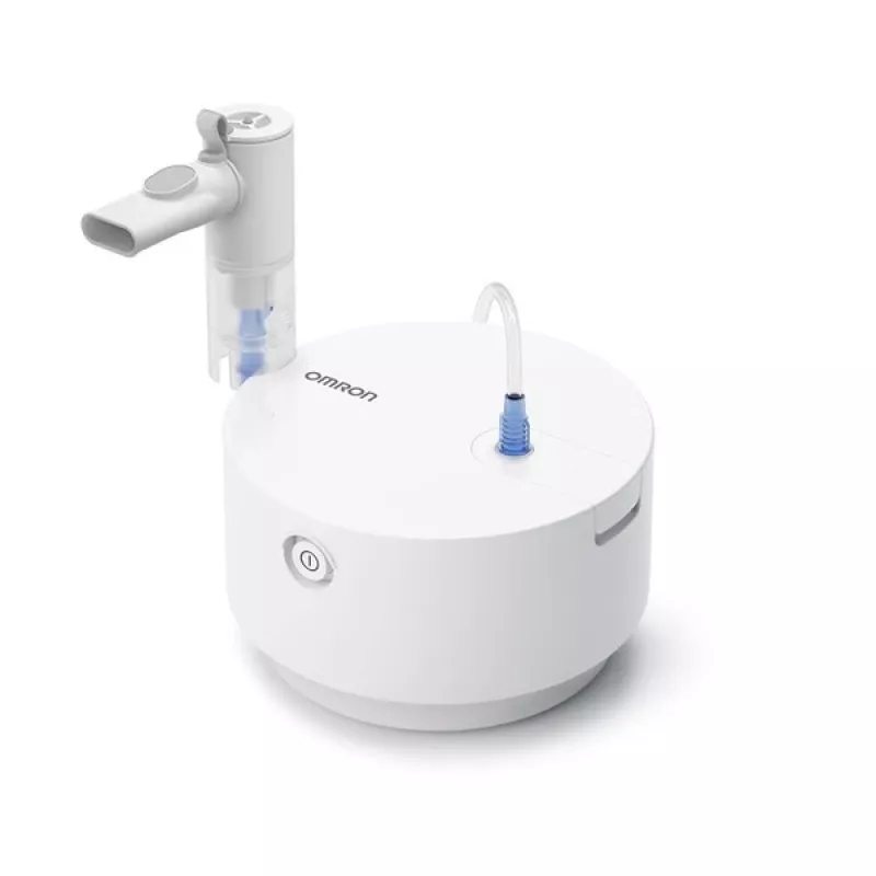 Omron C28P NE-C105-E nebulizér, 2,65 µm MMAD, 0,5 ml/min, biely