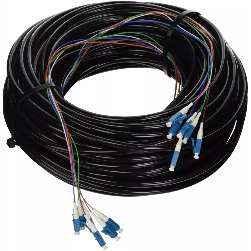 Singlemode LC optický kábel Ubiquiti FC-SM-300 91,44 m čierny